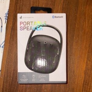 Black Portable Bluetooth Speaker